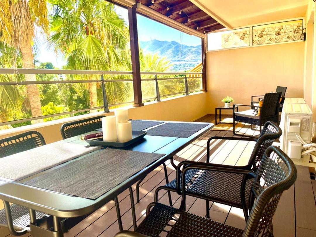 Calido Apartamento Con Gran Terraza Y Vistas A 600 Metros Del Mar เบนัลมาเดนา ภายนอก รูปภาพ
